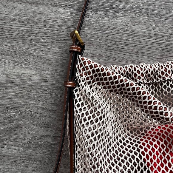 ZARA Fisherman Bucket Bag Orange - Picture 4 of 8